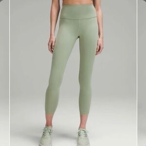 Lululemon Wunder Train High-Rise Tight 25" Laurel Green